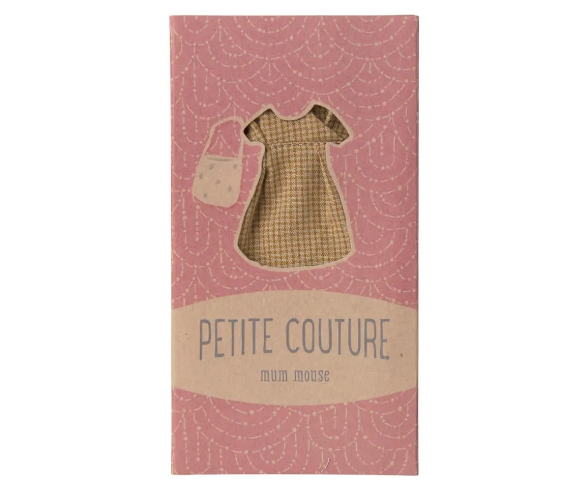 Vestido y Bolsa Mamá Ratón Amarillo