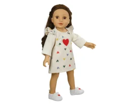 Zapatillas para Muñecos con Corazón